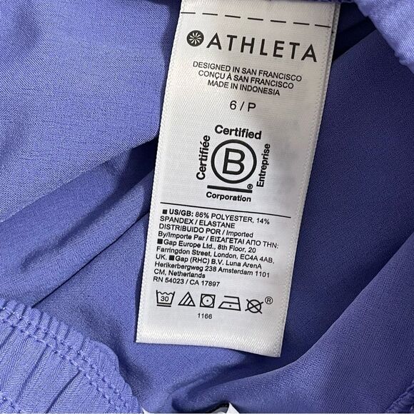 NEW Athleta Arrival Straight Leg Ankle Pants Dark Adonis Blue‎ Size 6 #586940 - Picture 8 of 9